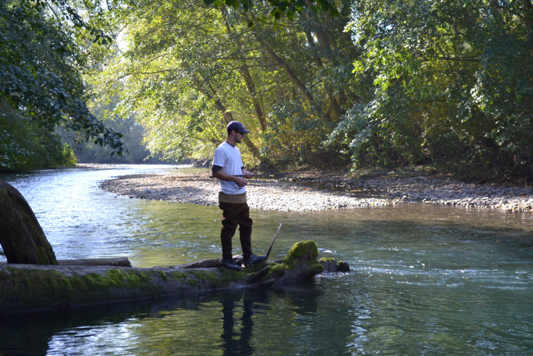 Fishing the Dungeness River